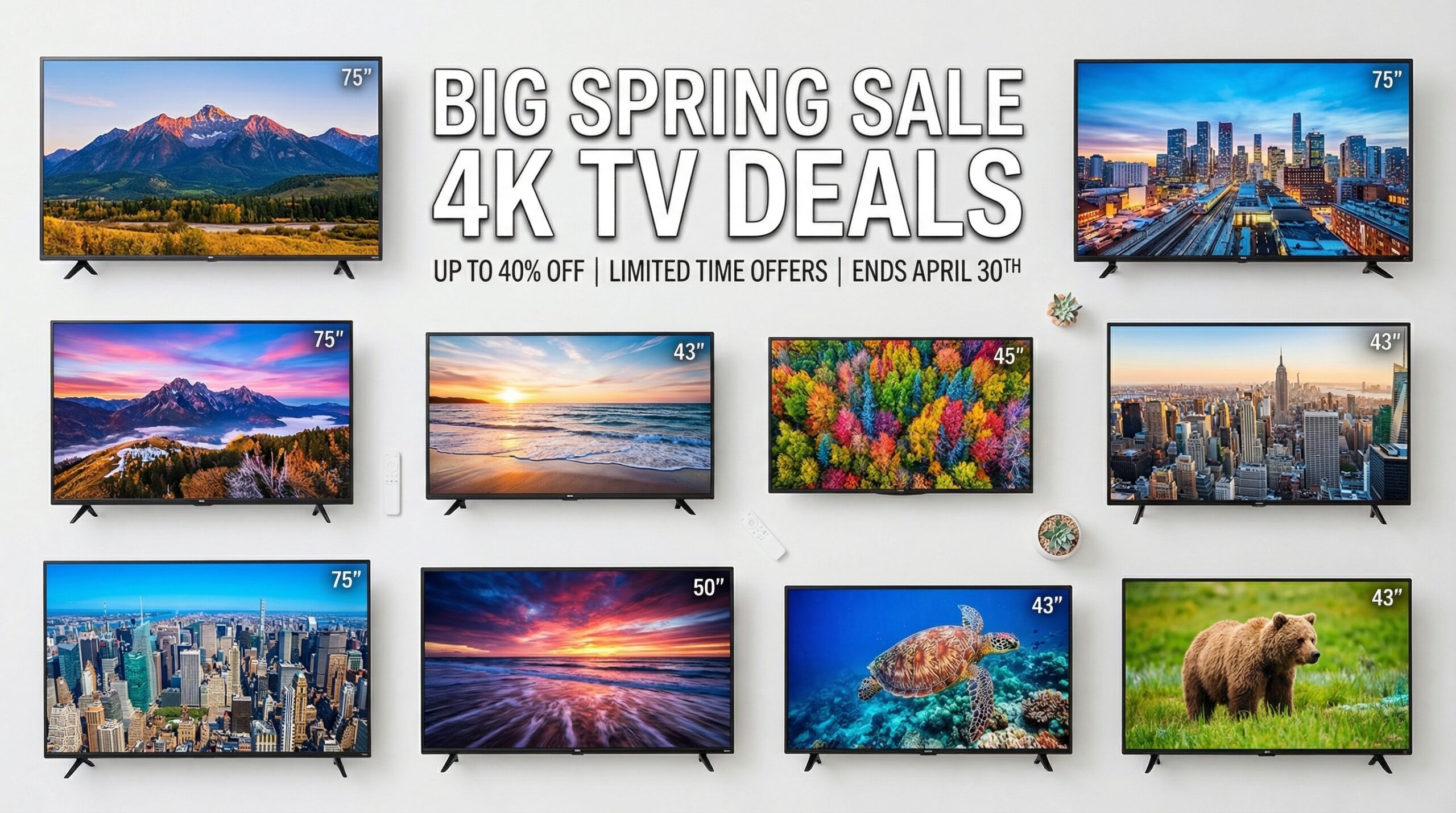 Best Big Spring Sale 4K TV Deals on Amazon
