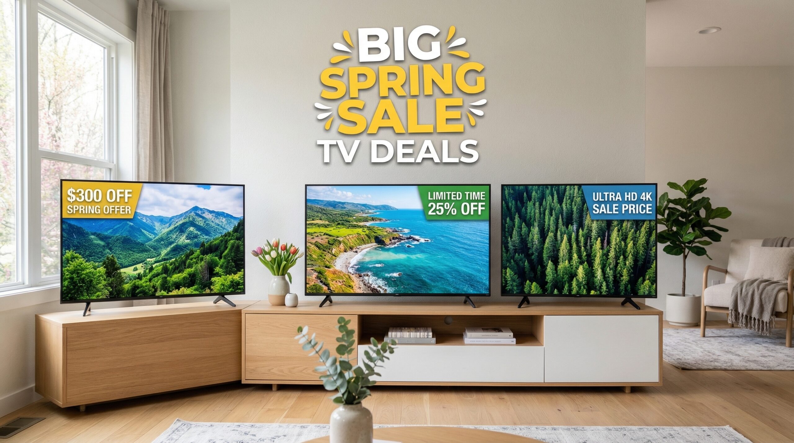 Best Big Spring Sale 65 Inch TV Deals on Amazon