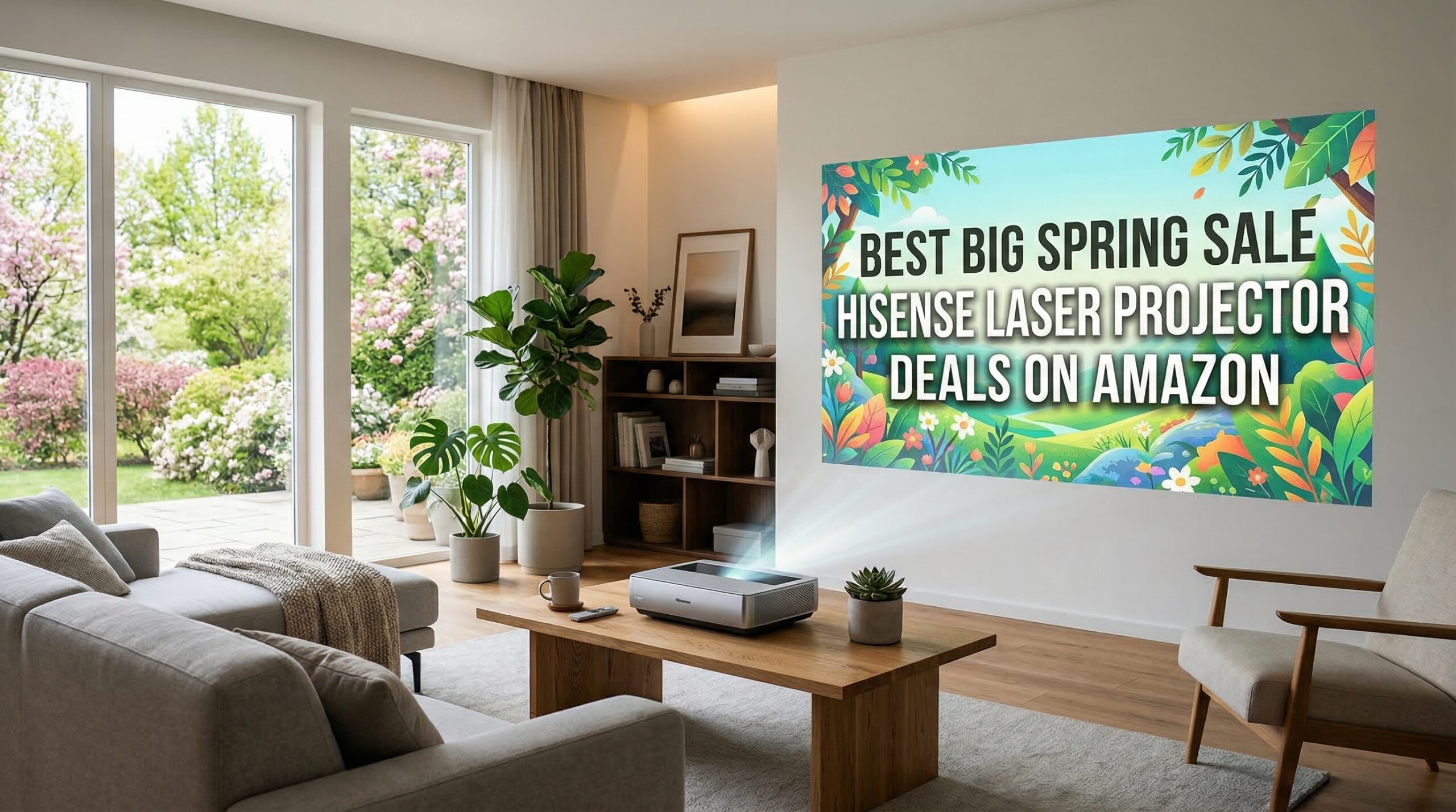 Best Big Spring Sale Hisense Laser Projector Deals on Amazon