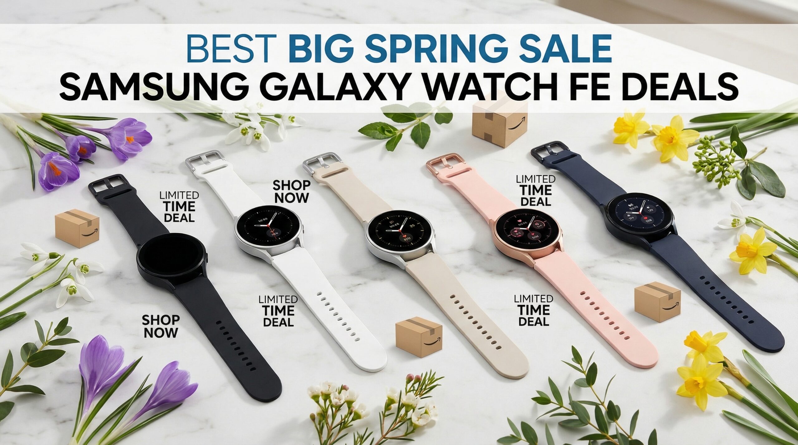 Best Big Spring Sale Samsung Galaxy Watch FE Deals on Amazon