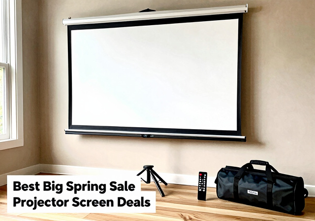 Best Big Spring Sale Projector Screen Deals on Amazon