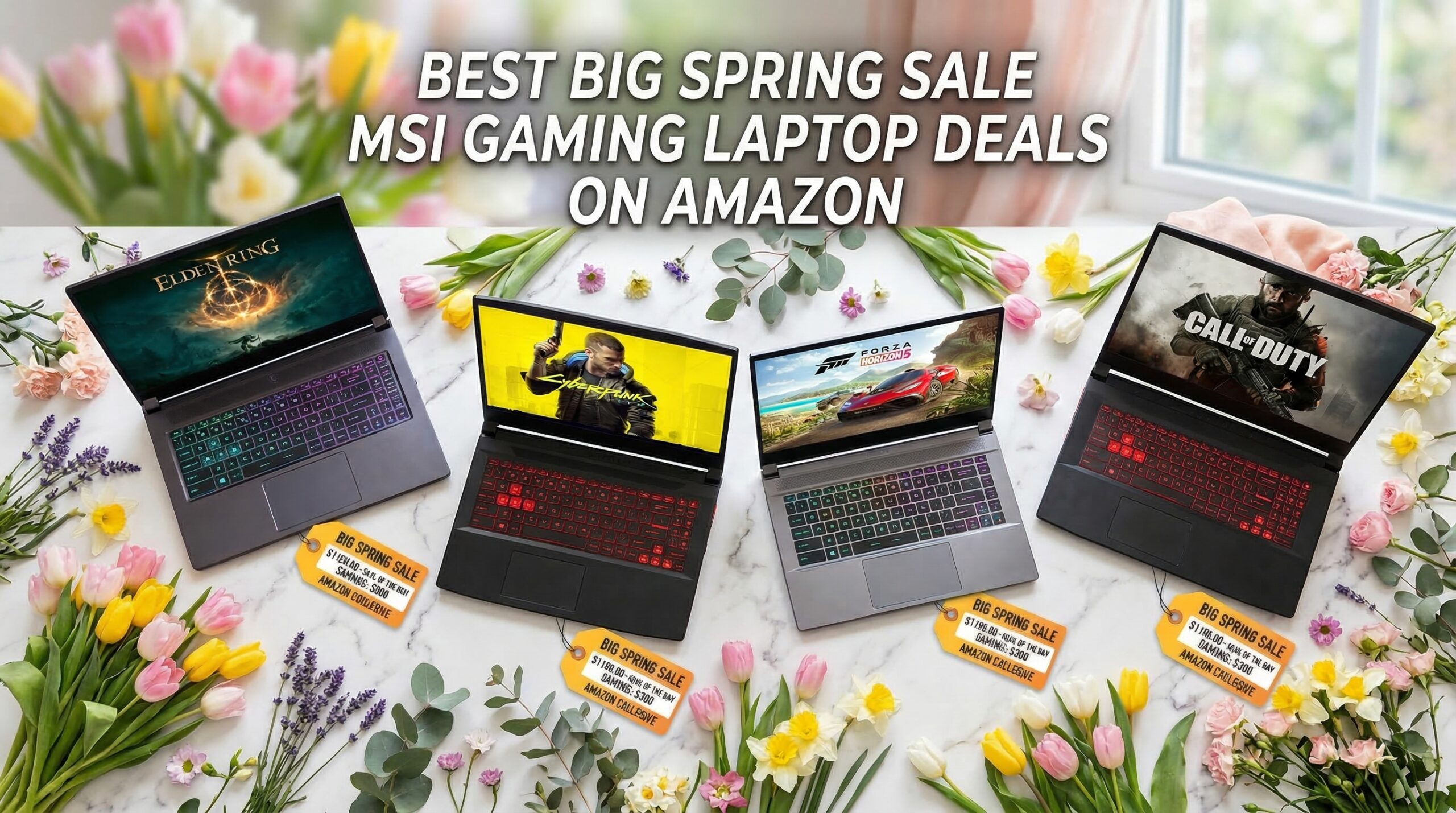 Best Big Spring Sale MSI Gaming Laptop Deals on Amazon