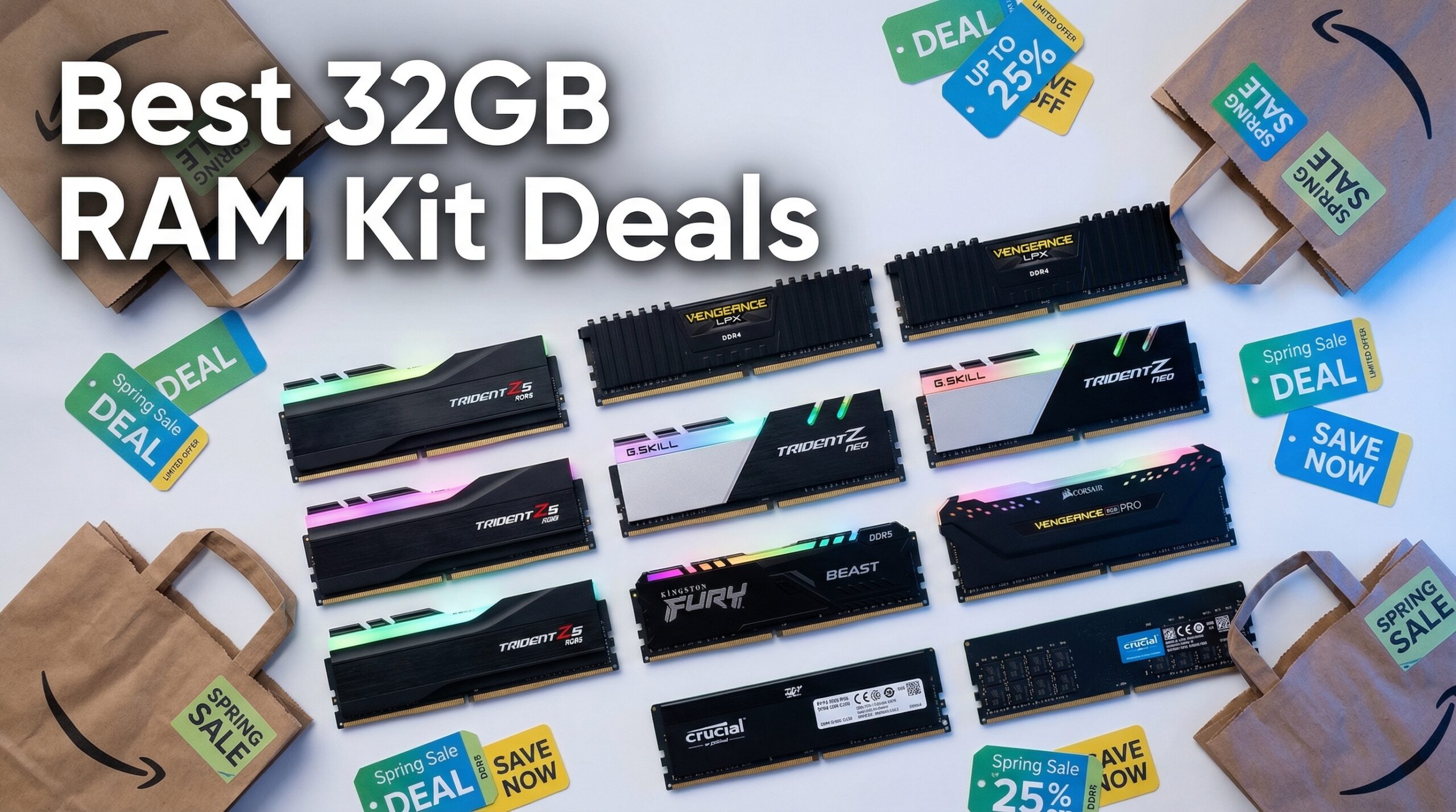 Best Big Spring Sale 32GB RAM Kit Deals on Amazon