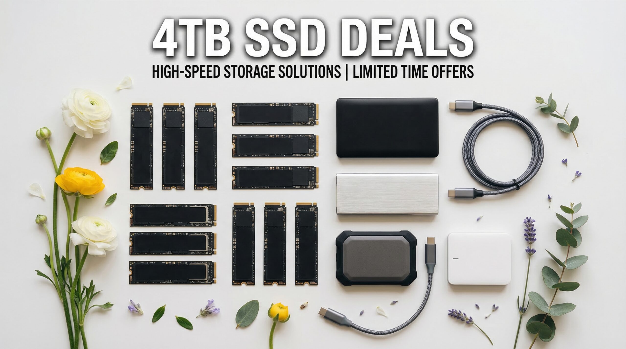 Best Big Spring Sale 4TB SSD Deals on Amazon