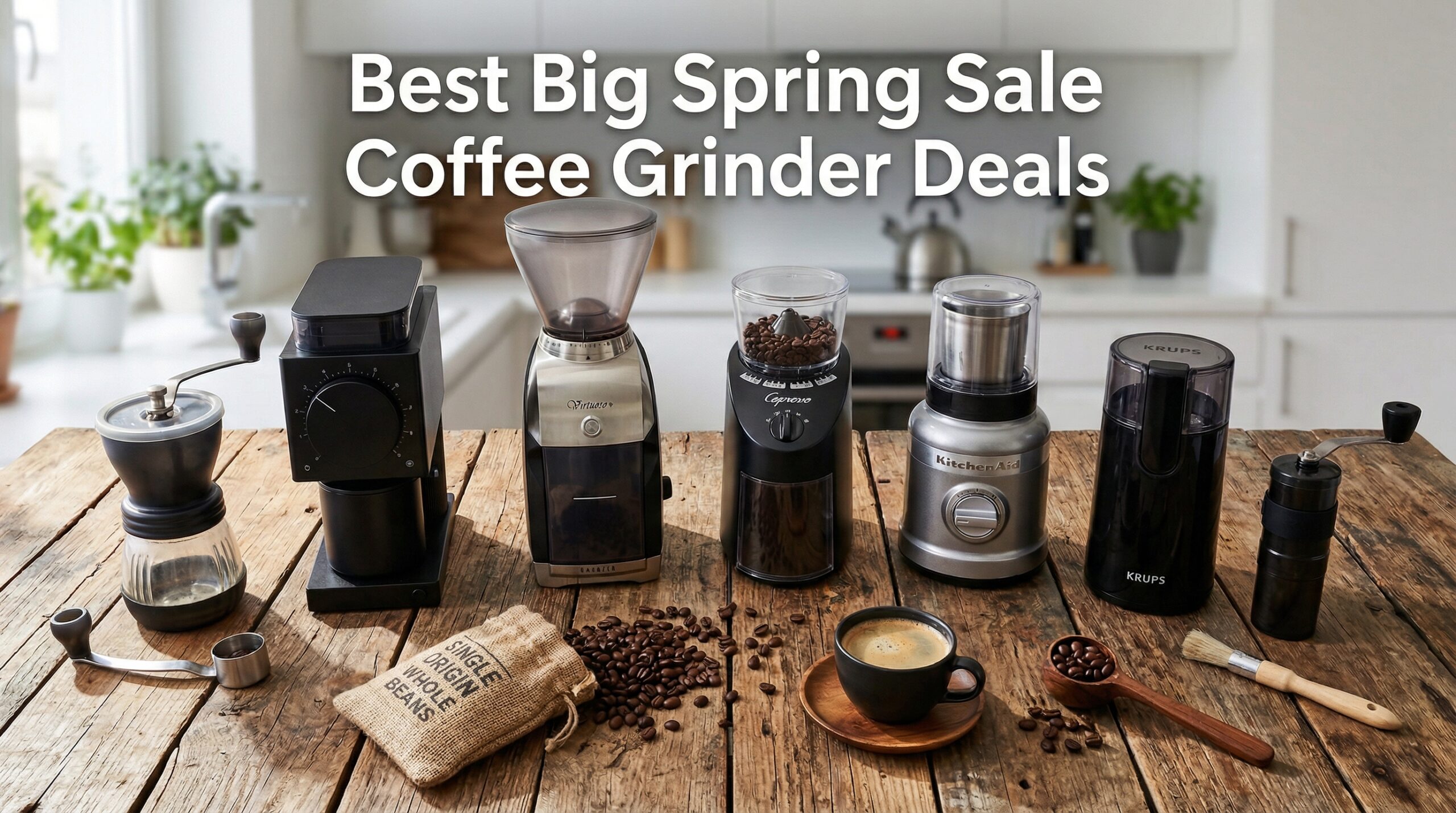 Best Big Spring Sale Coffee Grinder Deals on Amazon