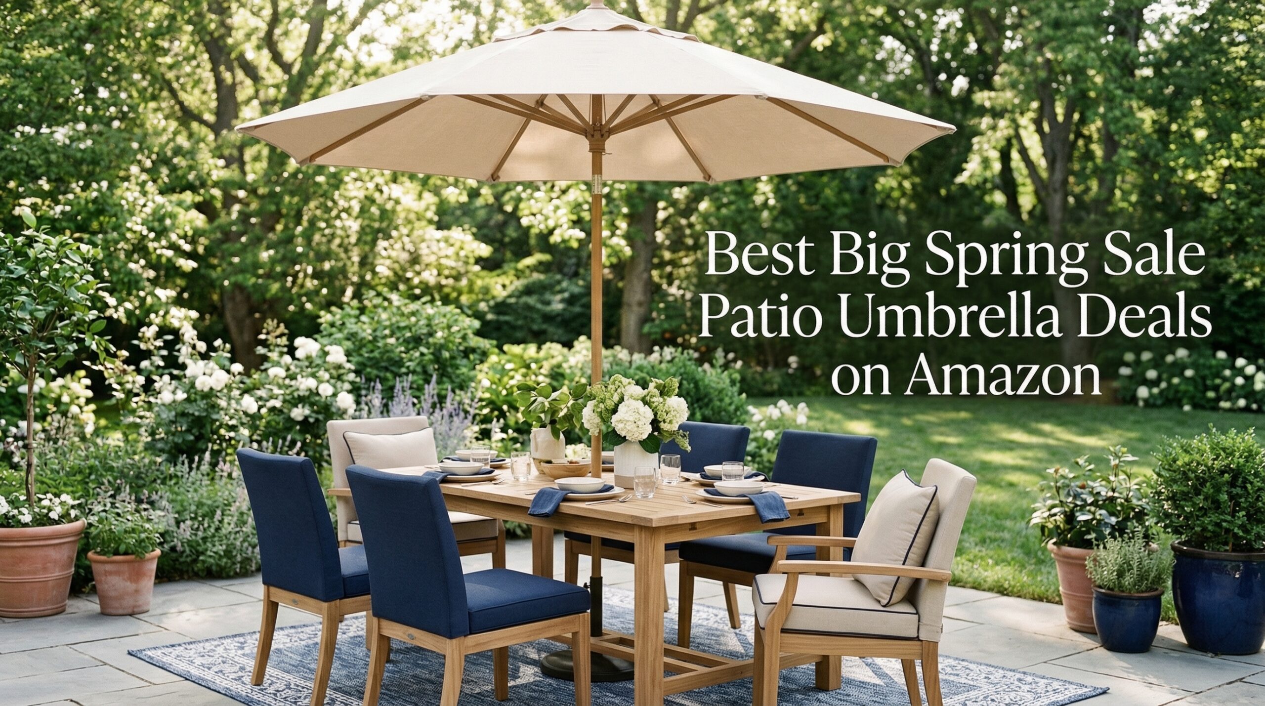 Best Big Spring Sale Patio Umbrella Deals on Amazon
