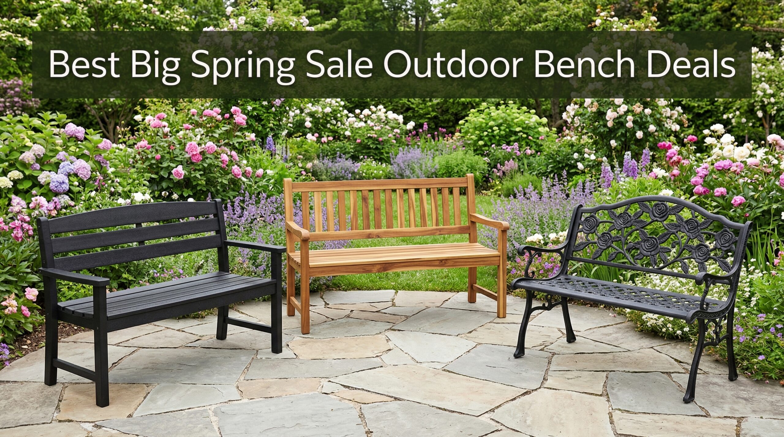 Best Big Spring Sale Outdoor Bench Deals on Amazon