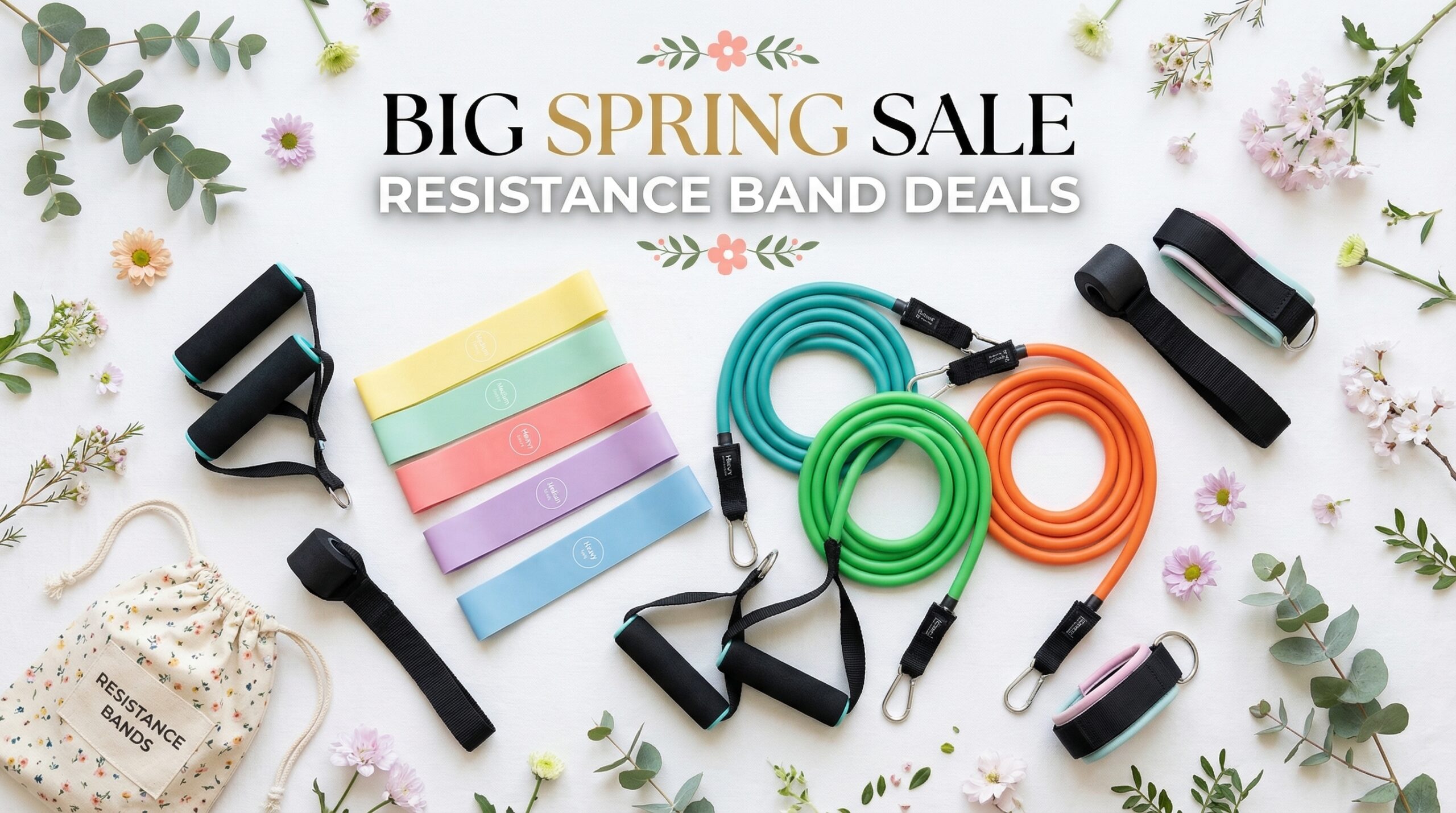 Best Big Spring Sale Resistance Band Set Deals on Amazon