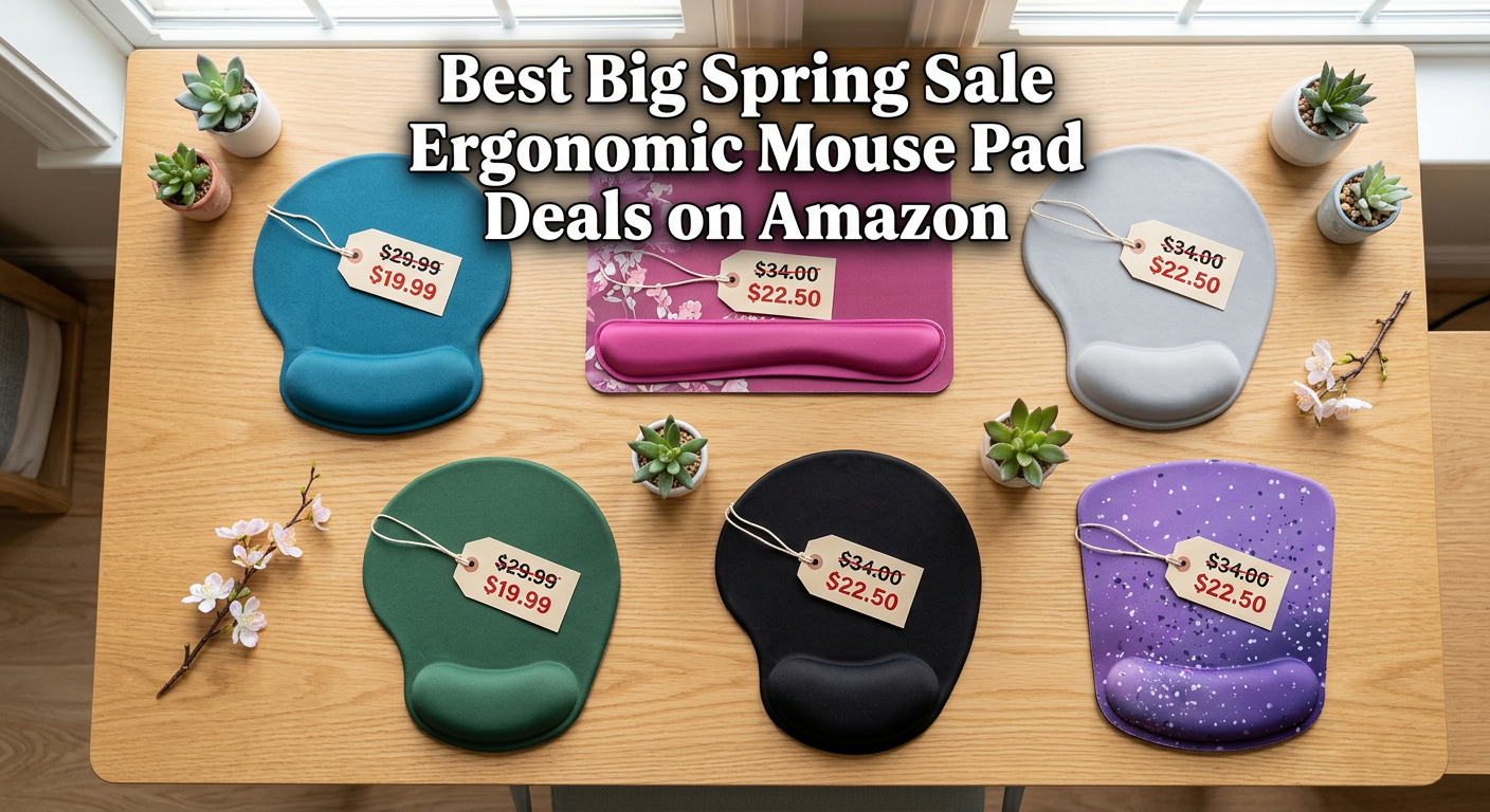 Best Big Spring Sale Ergonomic Mouse Pad Deals on Amazon