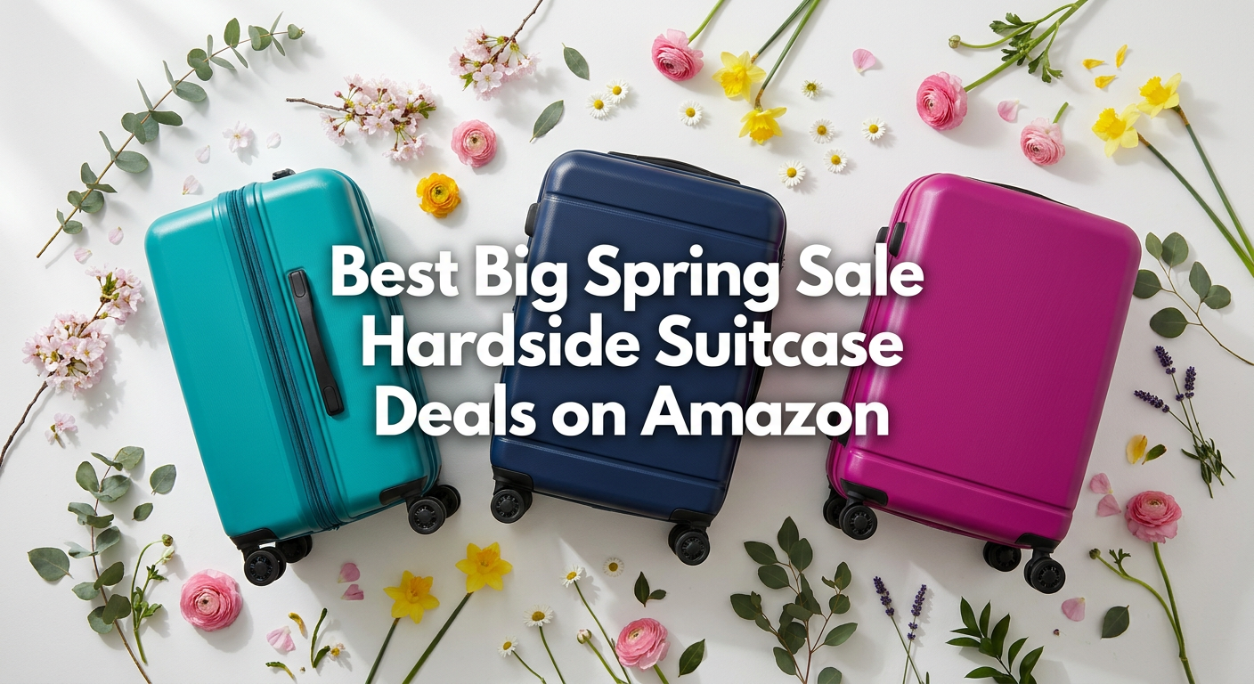 Best Big Spring Sale Hardside Suitcase Deals on Amazon