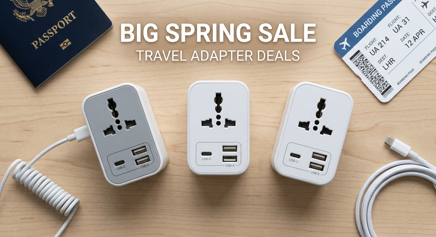 Best Big Spring Sale Travel Adapter Deals on Amazon