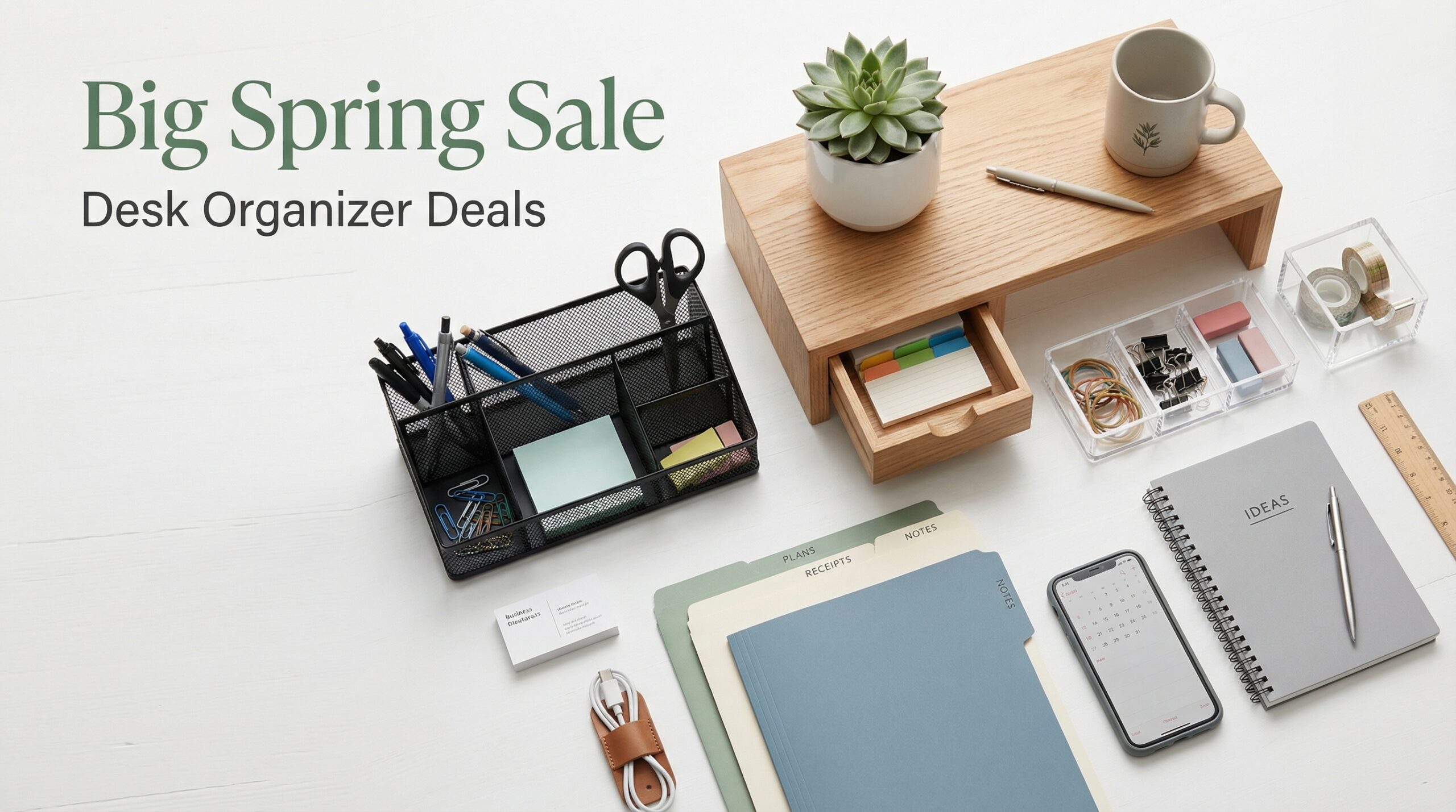 Best Big Spring Sale Desk Organizer Deals on Amazon