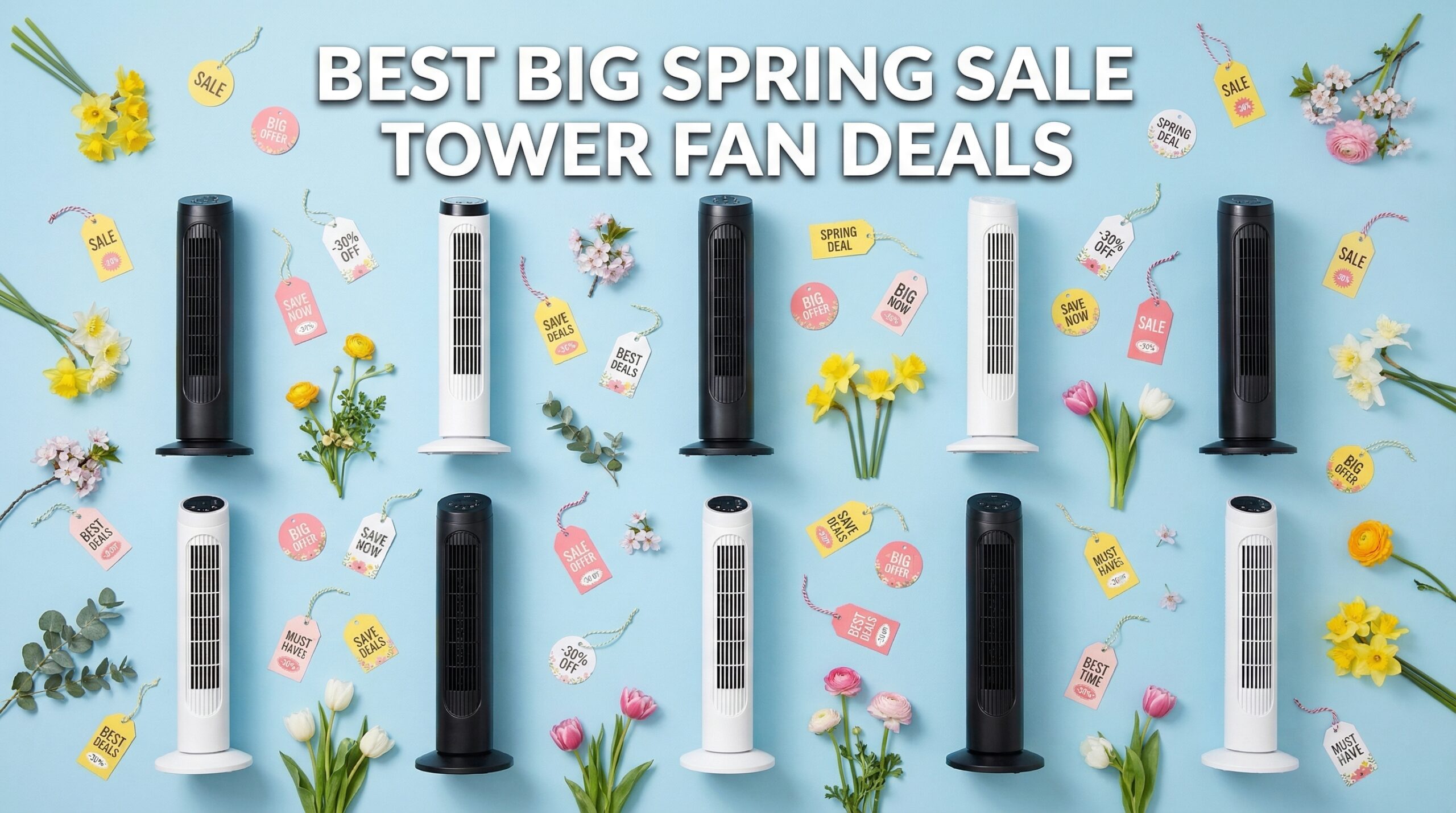 Best Big Spring Sale Tower Fan Deals on Amazon