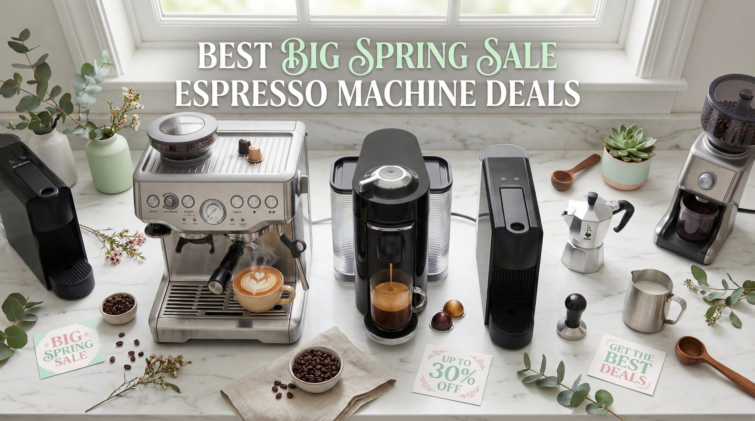 Best Big Spring Sale Espresso Machine Deals on Amazon