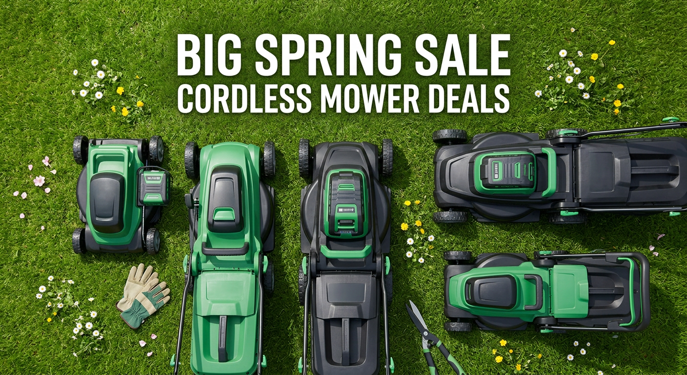 Best Big Spring Sale Cordless Lawn Mower Deals on Amazon