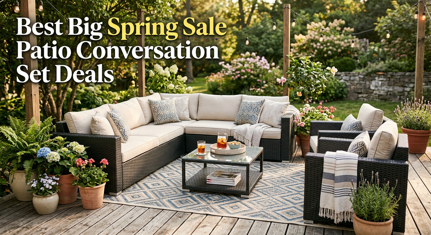 Best Big Spring Sale Patio Conversation Set Deals on Amazon