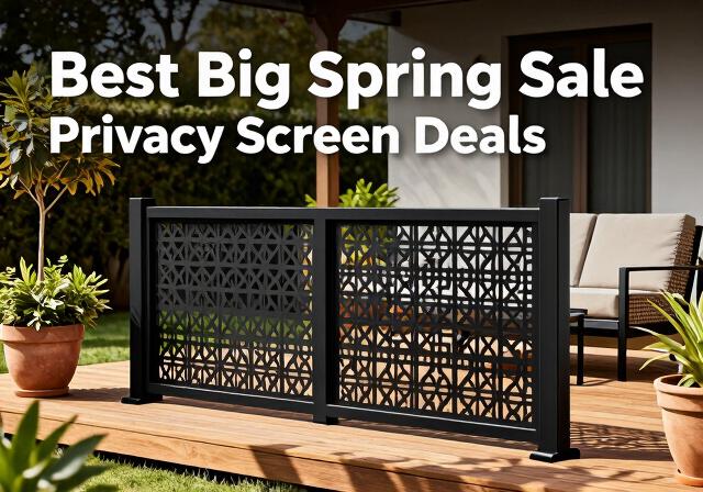 Best Big Spring Sale Outdoor Privacy Screen Deals on Amazon