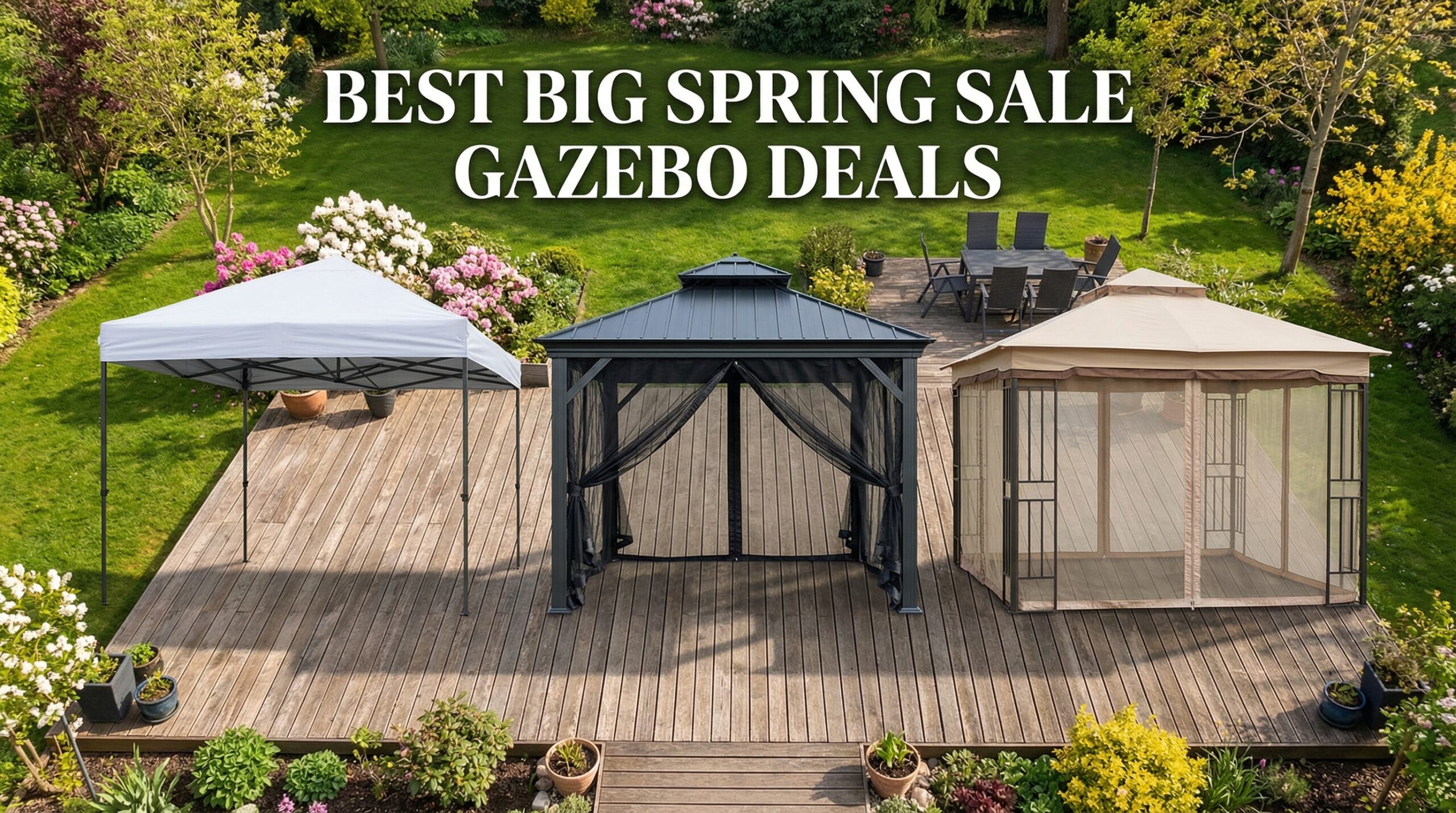 Best Big Spring Sale Gazebo Deals on Amazon