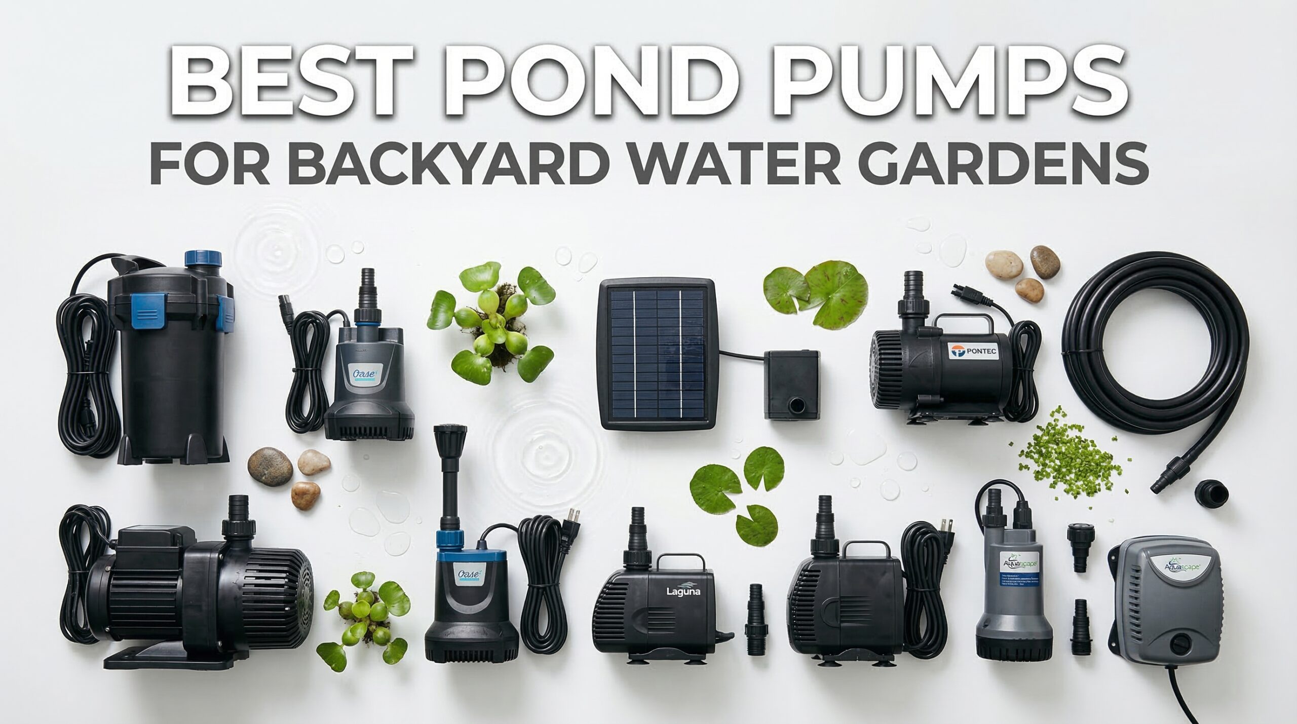 Best Pond Pumps for Backyard Water Gardens