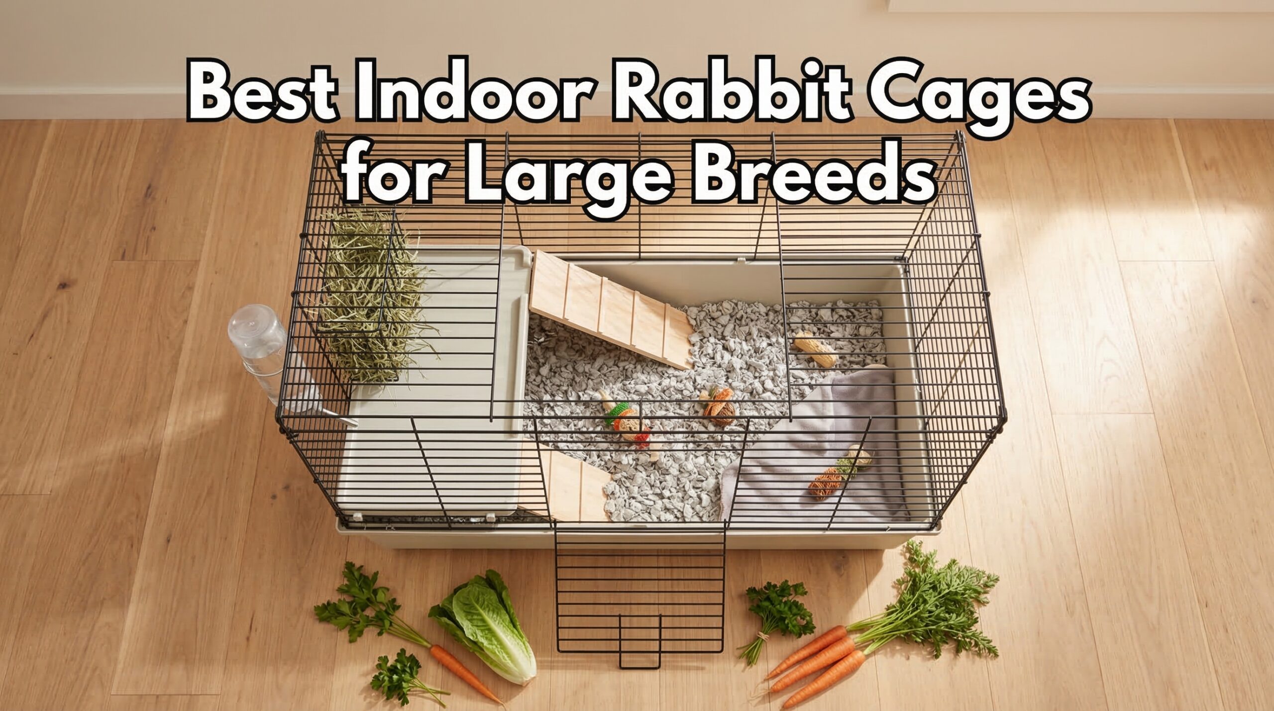 Best Indoor Rabbit Cages for Large Breeds