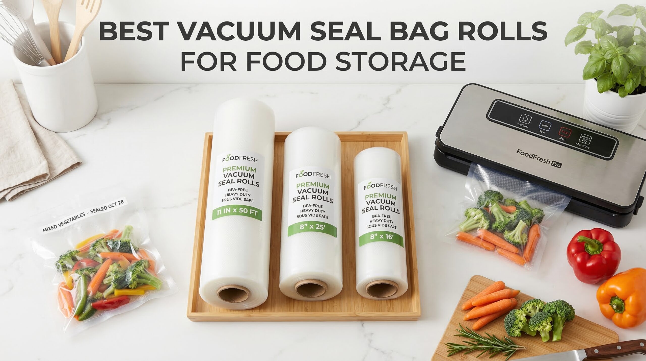 Best Vacuum Seal Bag Rolls for Food Storage