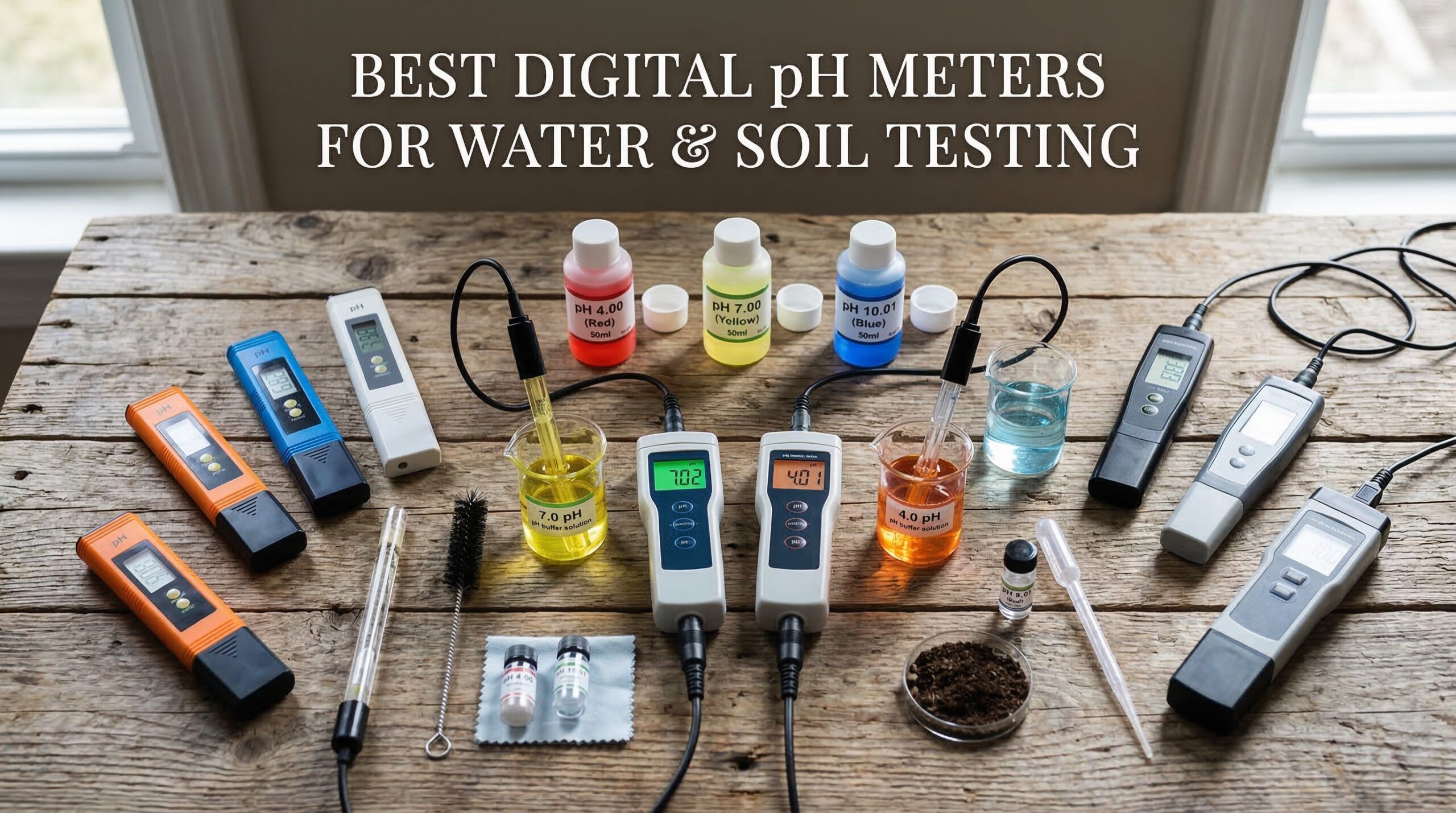 Best Digital pH Meters for Water and Soil Testing