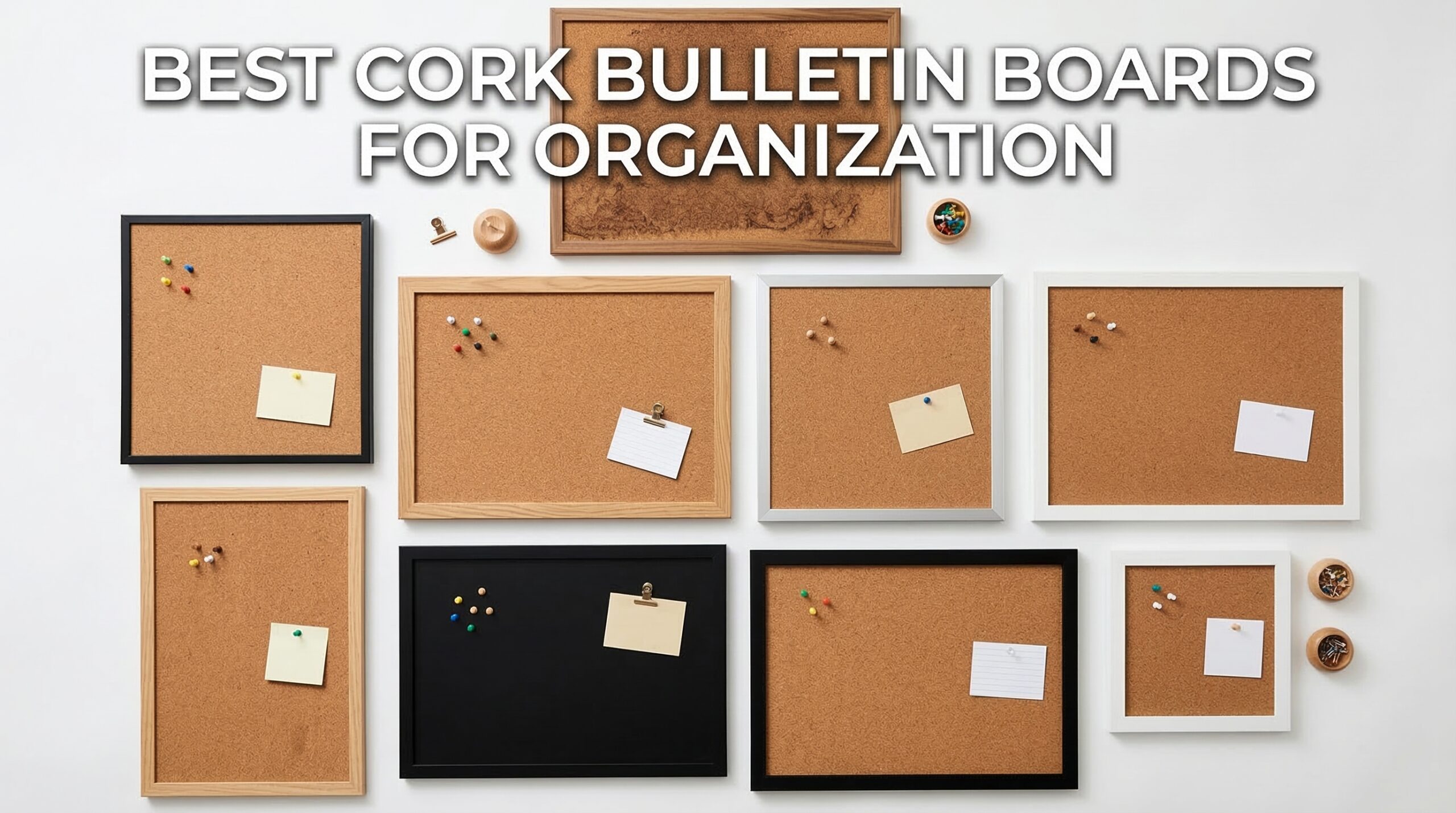 Best Cork Bulletin Boards for Organization