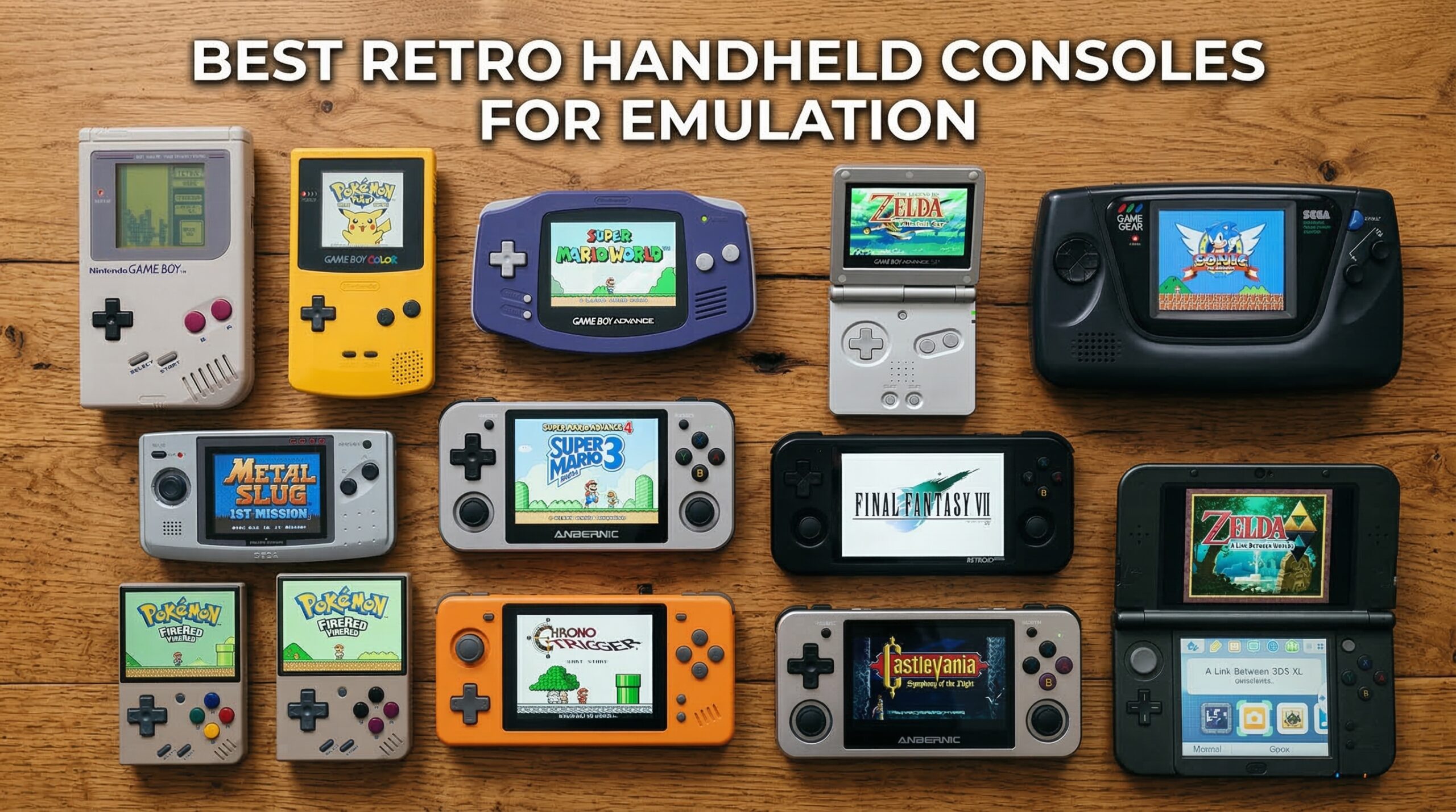 Best Retro Handheld Consoles for Emulation