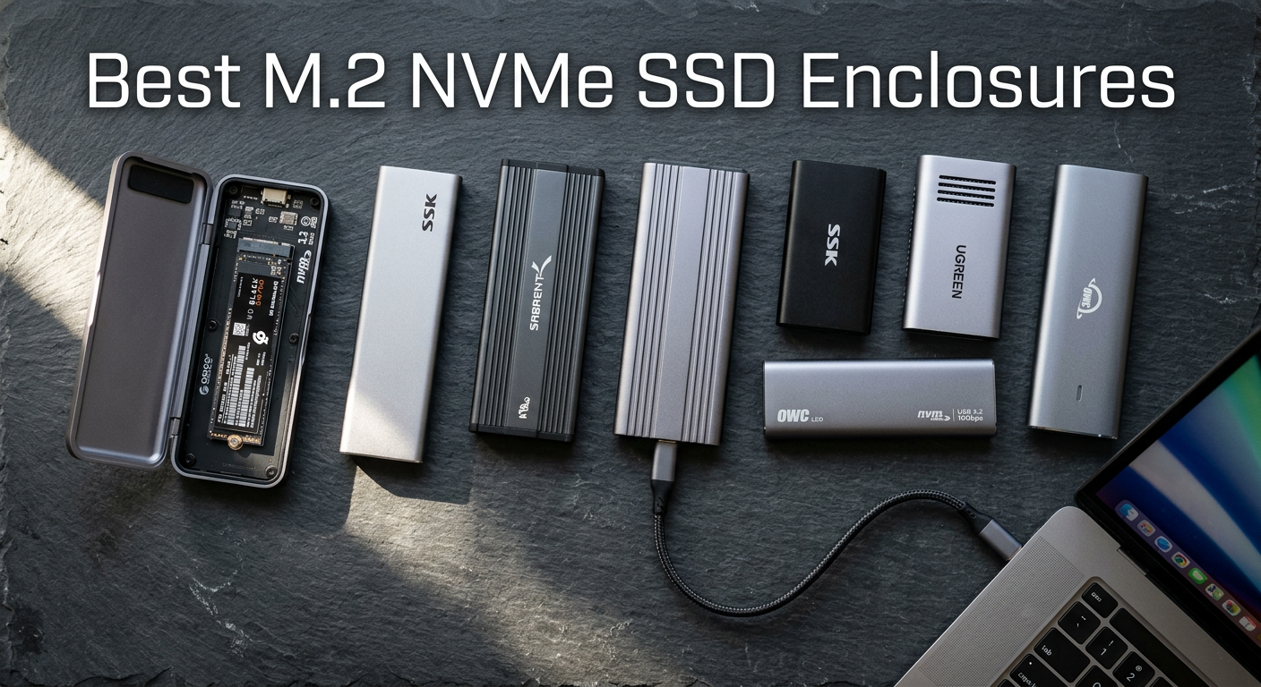 Best M.2 NVMe SSD Enclosures for External Storage