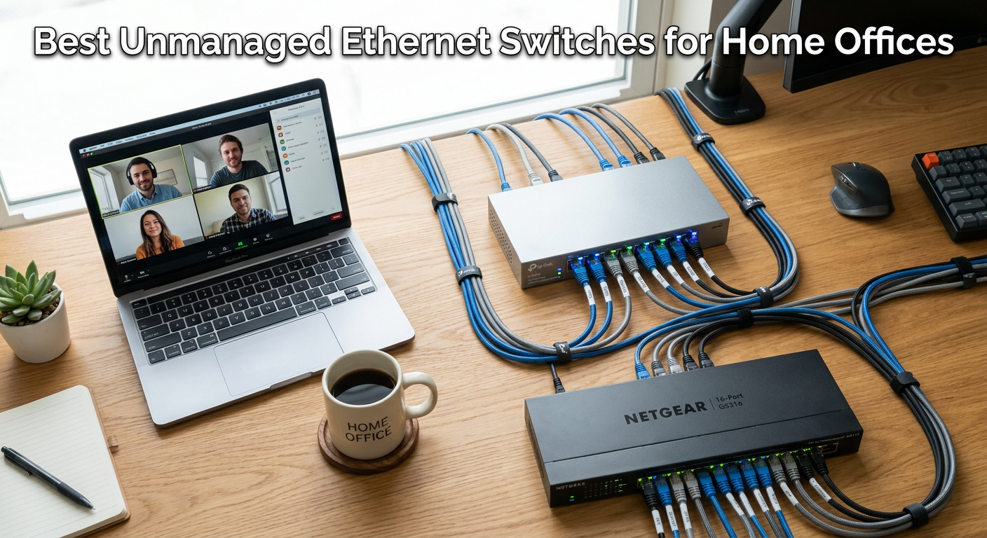 Best Unmanaged Ethernet Switches for Home Offices