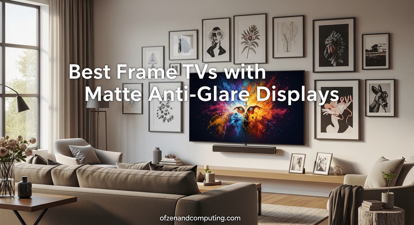 best frame TVs with matte anti-glare Displays