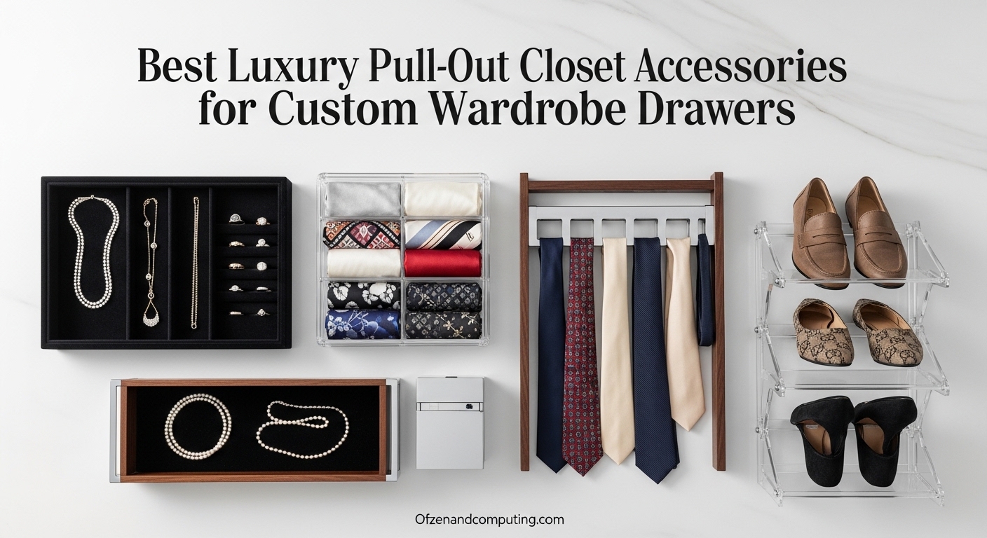 Best Luxury Pull-Out Closet Accessories for Custom Wardrobe Drawers