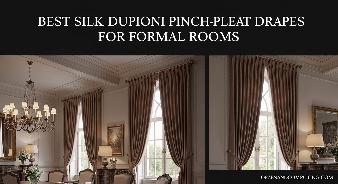 10 Best Silk Dupioni Pinch-Pleat Drapes for Formal Rooms ([nmf] [cy])