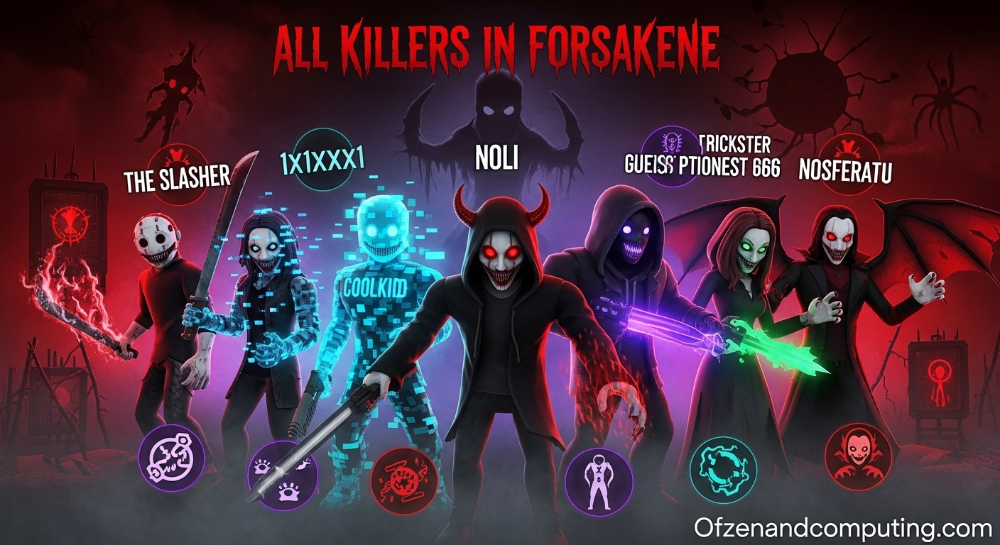 7 All Killers in Forsaken