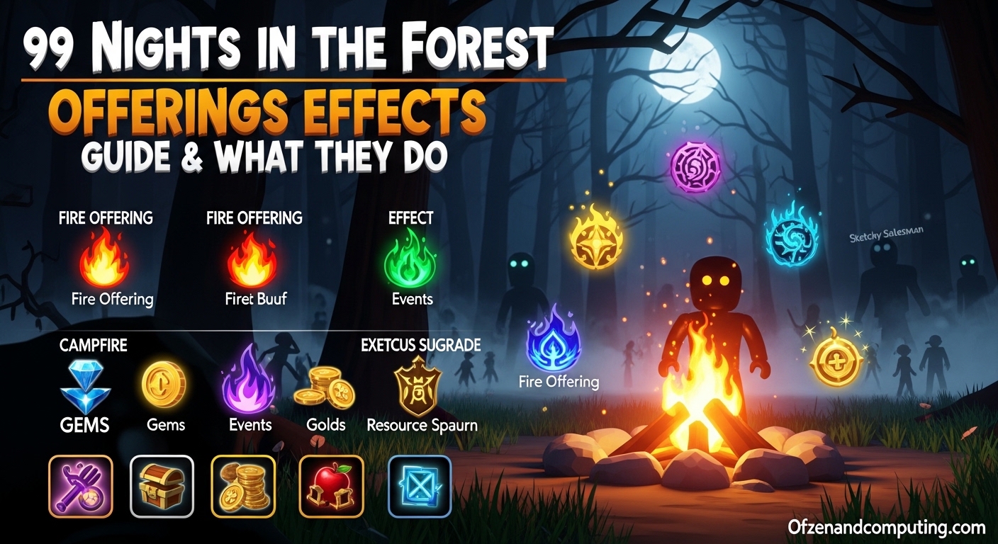 99 Nights in the Forest Offerings Effects Guide & What They Do