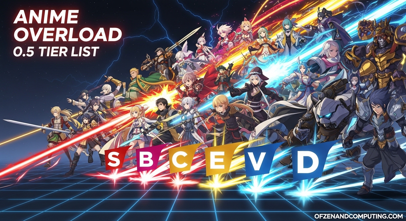 Anime Overload 0.5 Tier List