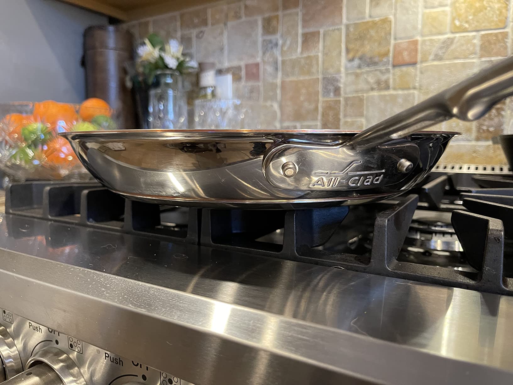 All-Clad Copper Core 5-Ply Stainless Steel Fry Pan 10 Inch Induction Oven Broiler Safe 600F customer photo 1