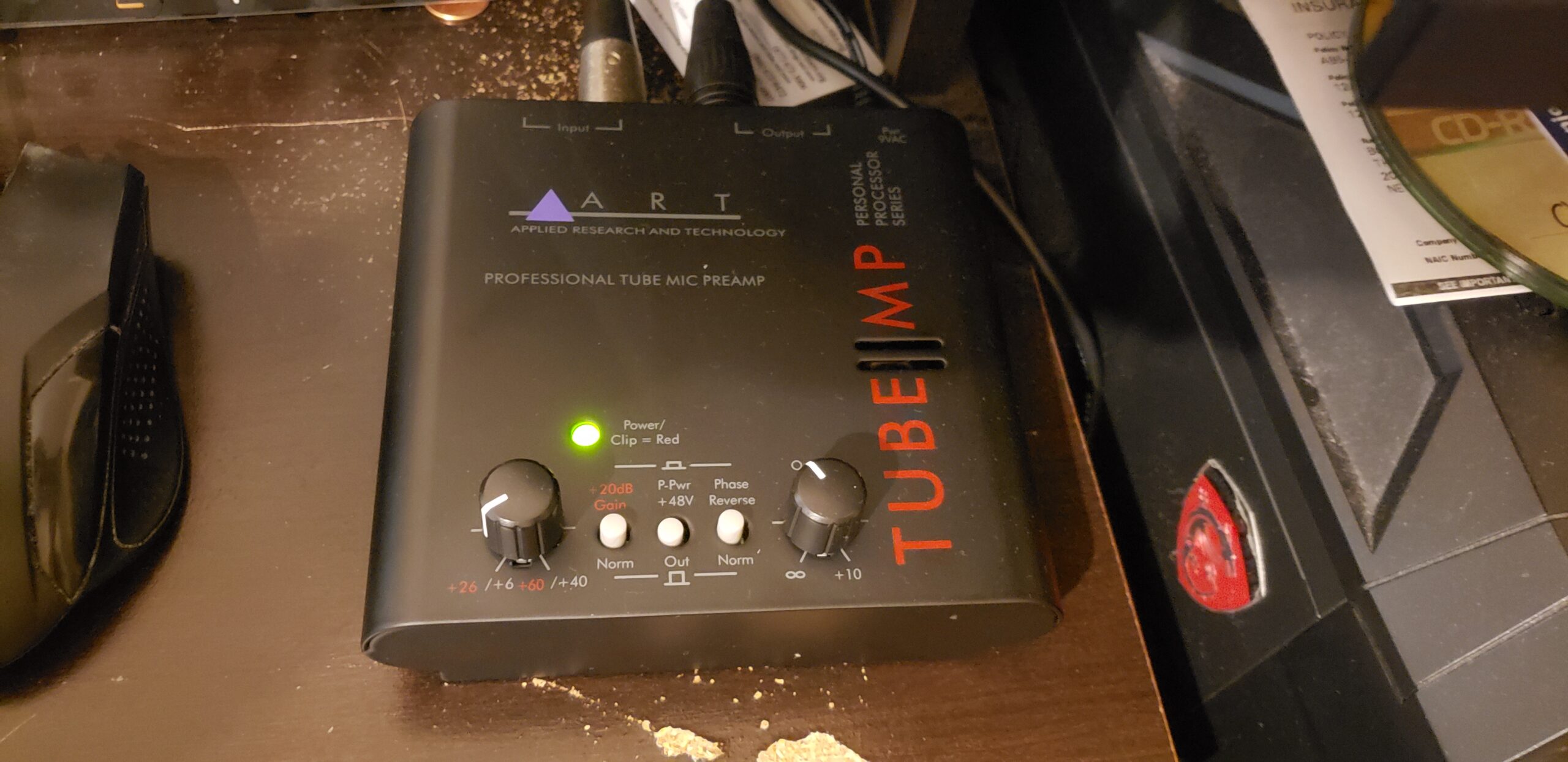 ART Tube MP Tube Mic Preamp with 48V Phantom Power customer photo 1