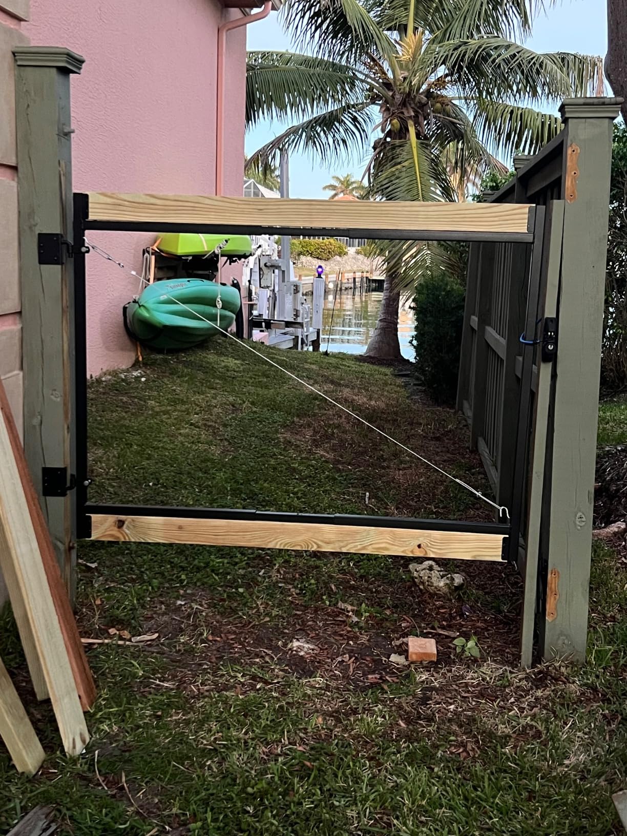 Adjust-A-Gate Full Frame Gate Fence Kit, Fits 60-96