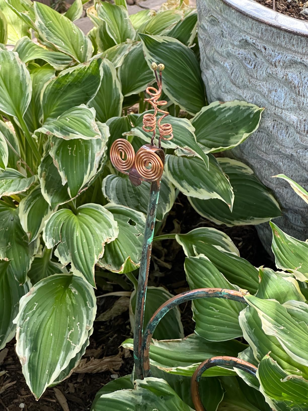 Modern Artisans American Made Copper Owl Garden Sculpture/Stake customer photo 2