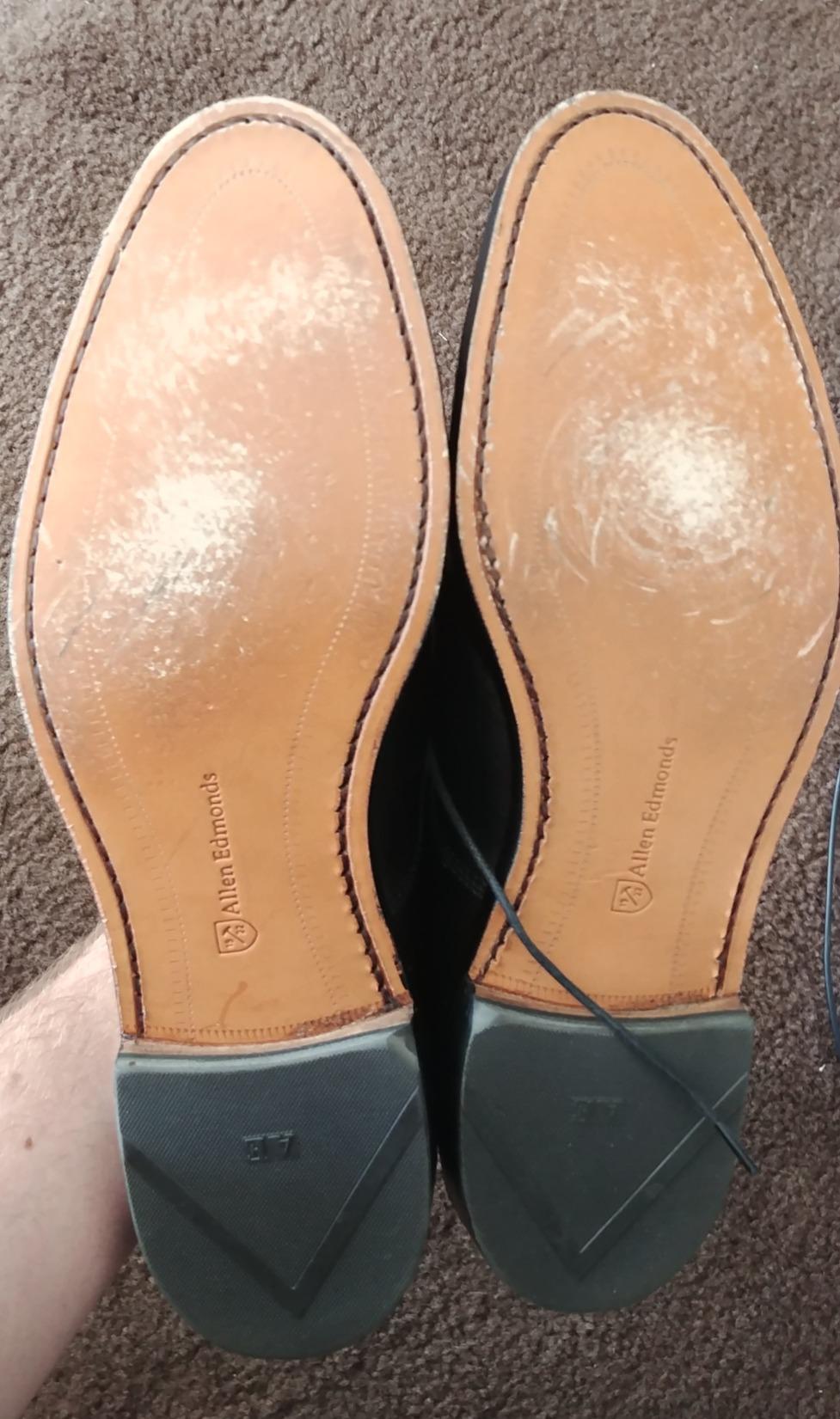 Men's Park Avenue Cap-Toe Oxford Dress Shoe - Black (Leather Sole) customer photo 1