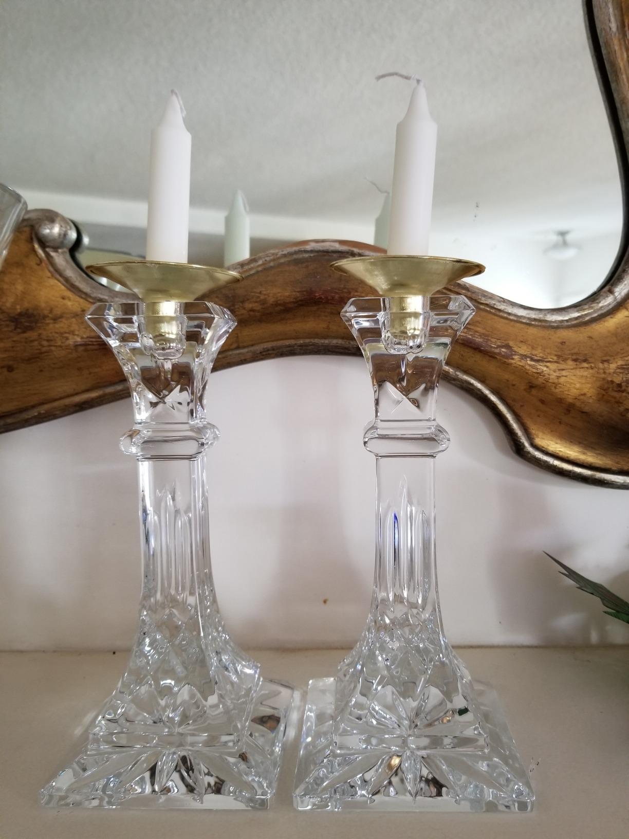 Waterford Lismore Candlestick Pair 8