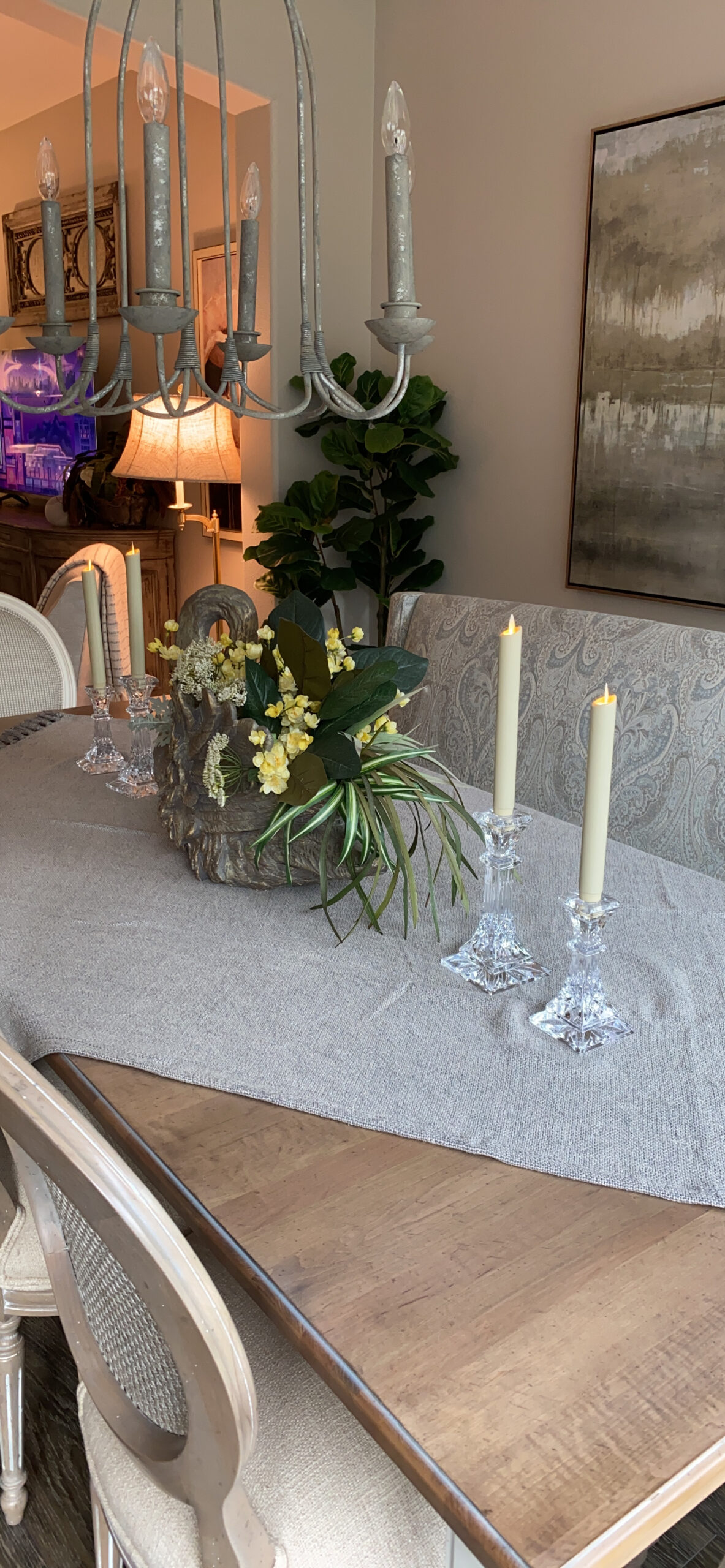 Waterford Lismore Candlestick Pair 8
