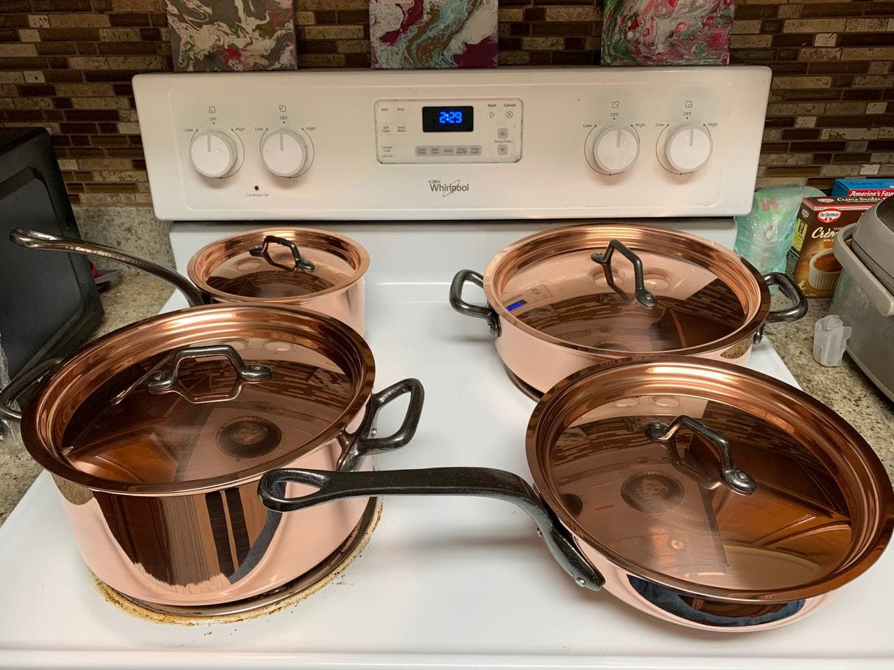 Bourgeat Copper Cookware Set, Set of 8 customer photo 2