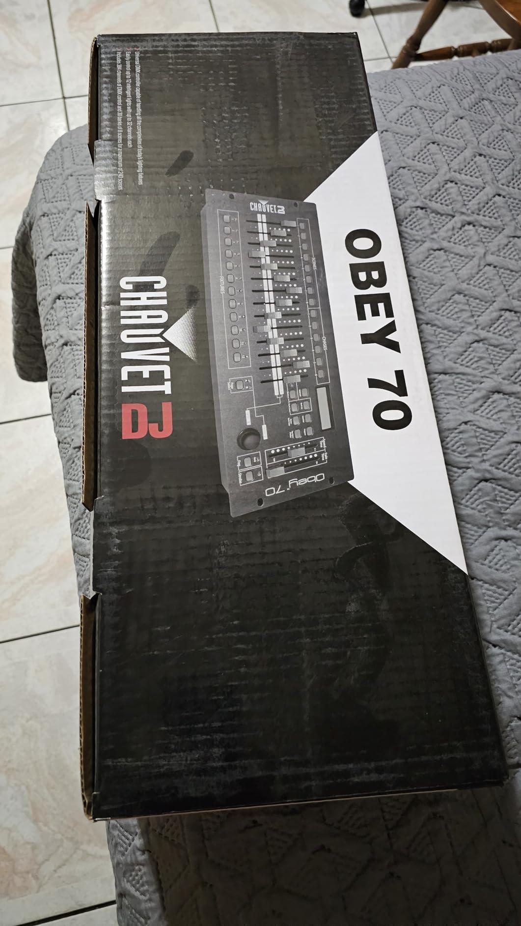 CHAUVET DJ Obey 70 Universal DMX-512 Controller | LED Light Controllers customer photo 1