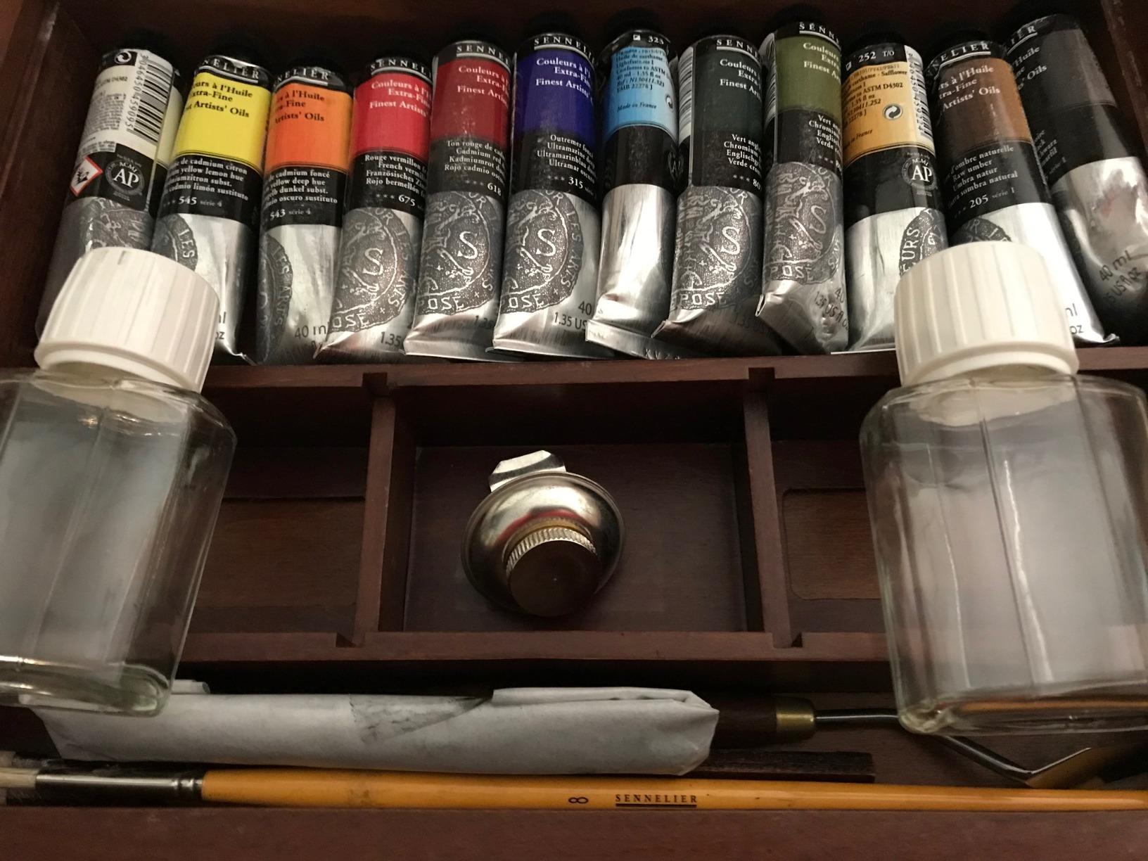Sennelier Artist Oils Wood Box Set of 12 40Ml customer photo 1