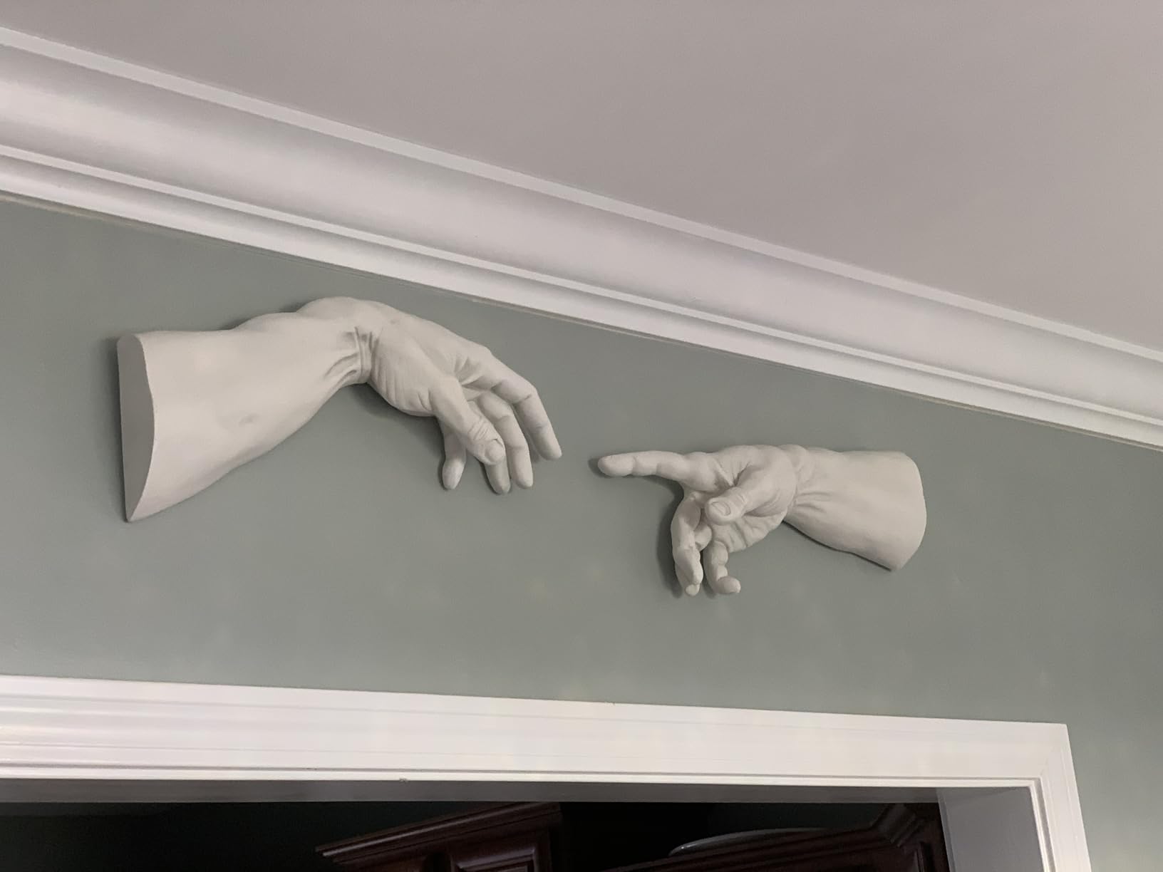 Design Toscano The Creation Wall Sculpture in Ancient Stone (Set of 2), Antique Stone customer photo 1