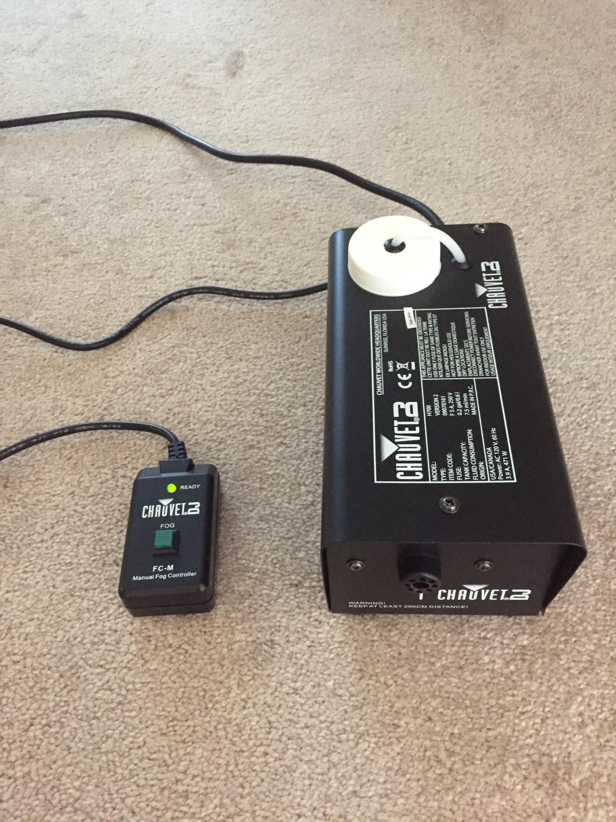 Chauvet Hurricane 1800 FLEX Fogger with Remote customer photo 1