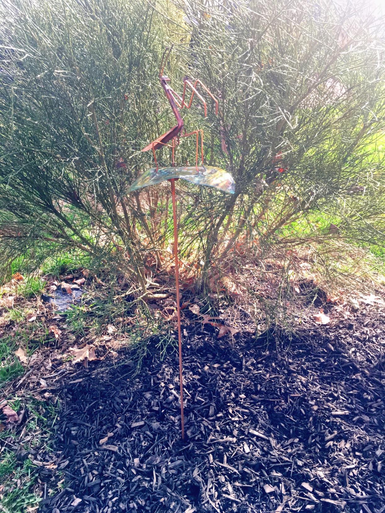 Modern Artisans American Made Copper Dragonfly Garden Sculpture & Stake customer photo 1