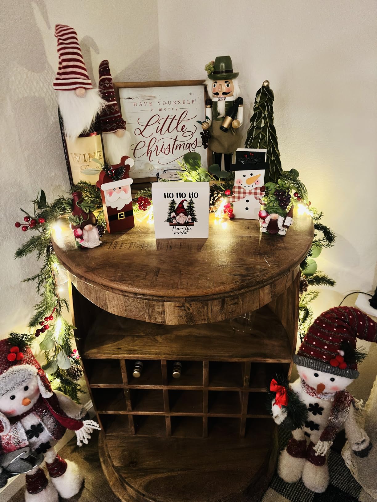 Kurt Adler 15-Inch Wooden Wine Grower Nutcracker customer photo 1